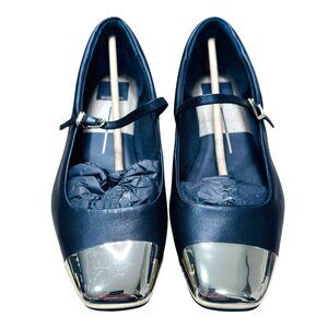 Dolce Vita Reyes Cap Toe Black Slip-On Flats Women’s 9M NIB MSRP $125